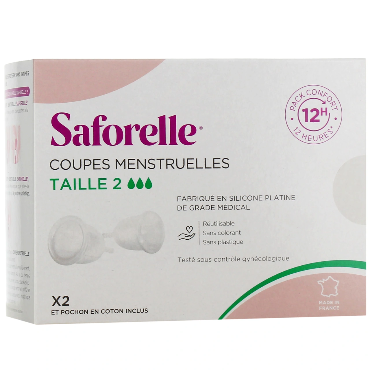 Saforelle Cup Protect Coupe Menstruelle x2 - Vue 4