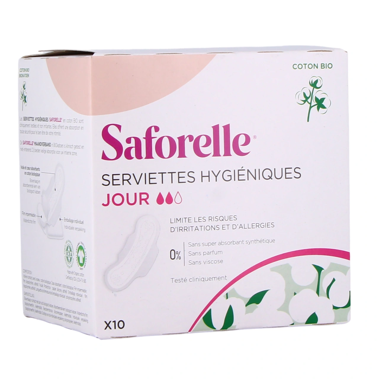 Saforelle Serviettes Hygiéniques Jour - Saforelle