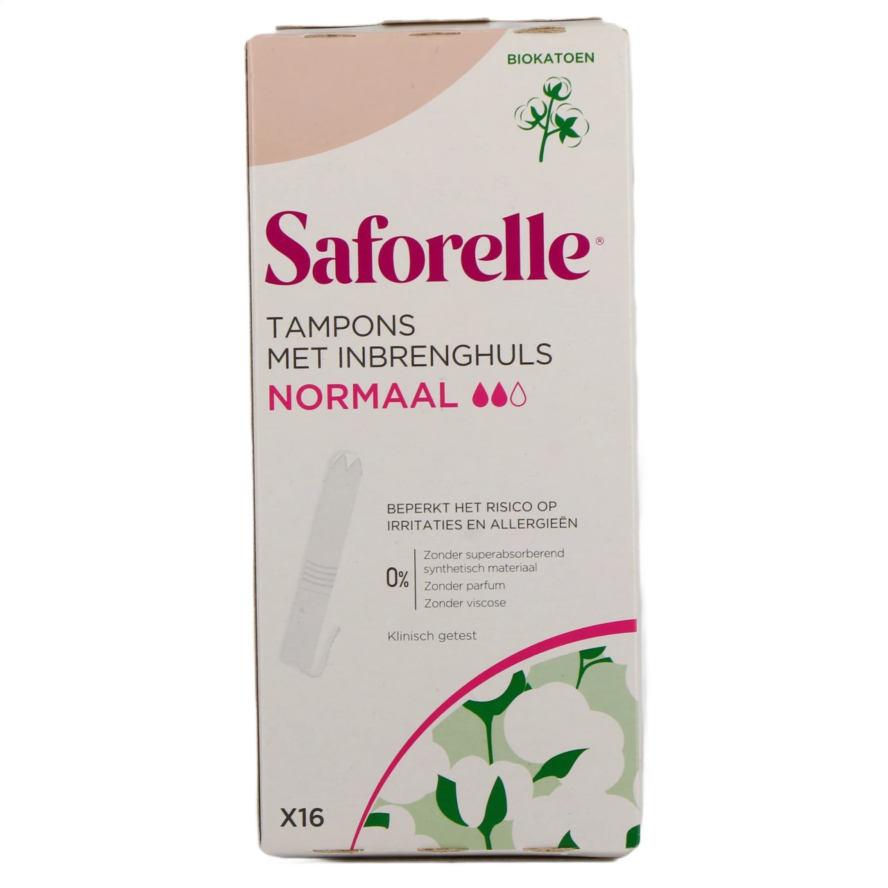 Saforelle Tampons avec applicateur Coton Bio - Vue 3