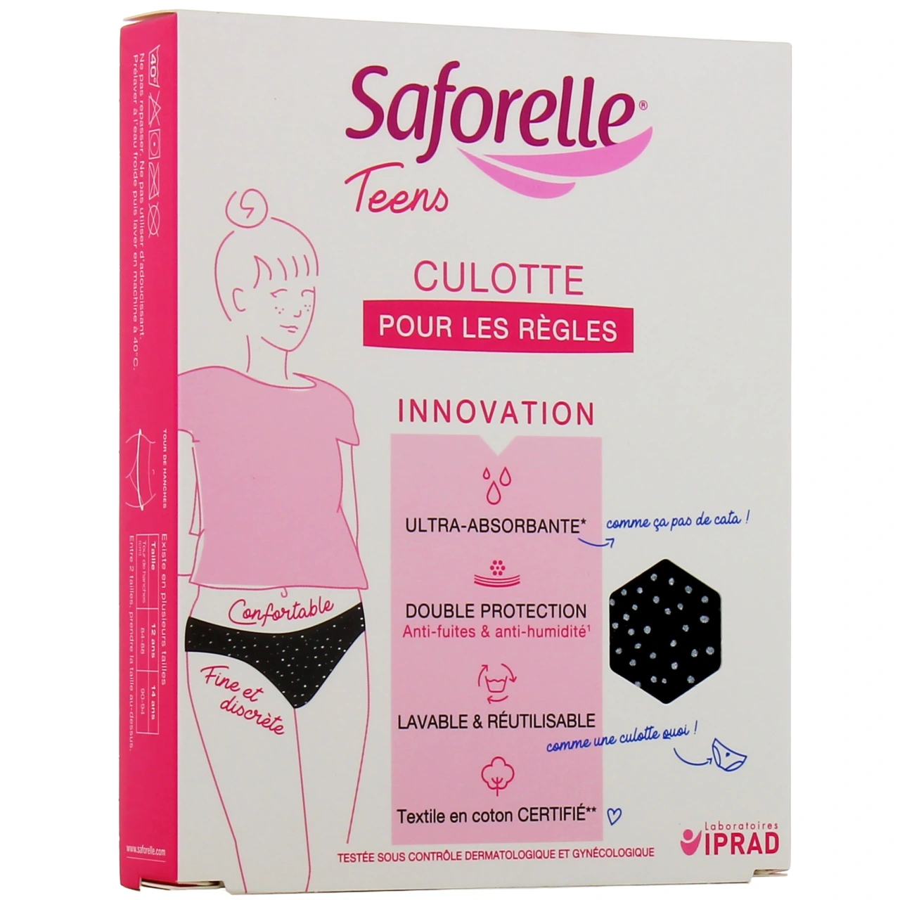 Saforelle Teens Culotte pour les Règles Ado - Vue 4