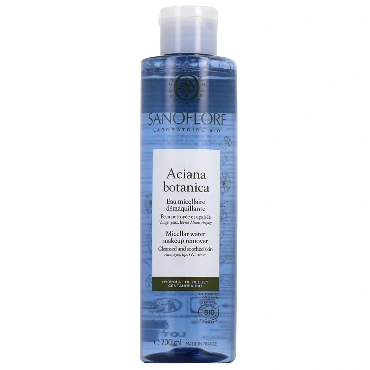 Sanoflore Aciana Botanica Eau Micellaire Démaquillante - Hydra Ciana