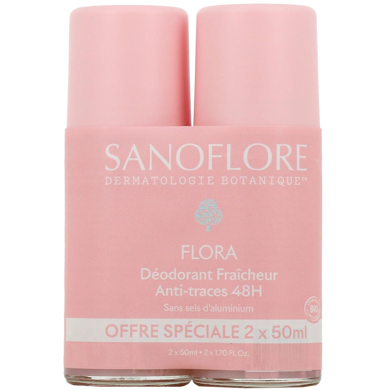 Sanoflore Déodorant Fraicheur Bio Anti-traces 48h Flora - Vue 4