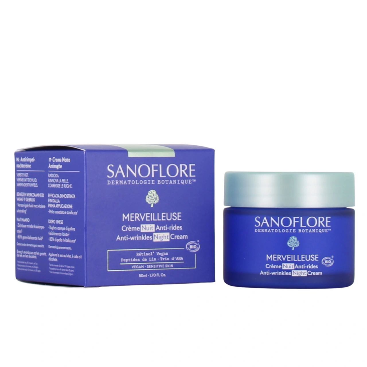 Sanoflore Merveilleuse Crème Nuit Anti-Rides - Sanoflore
