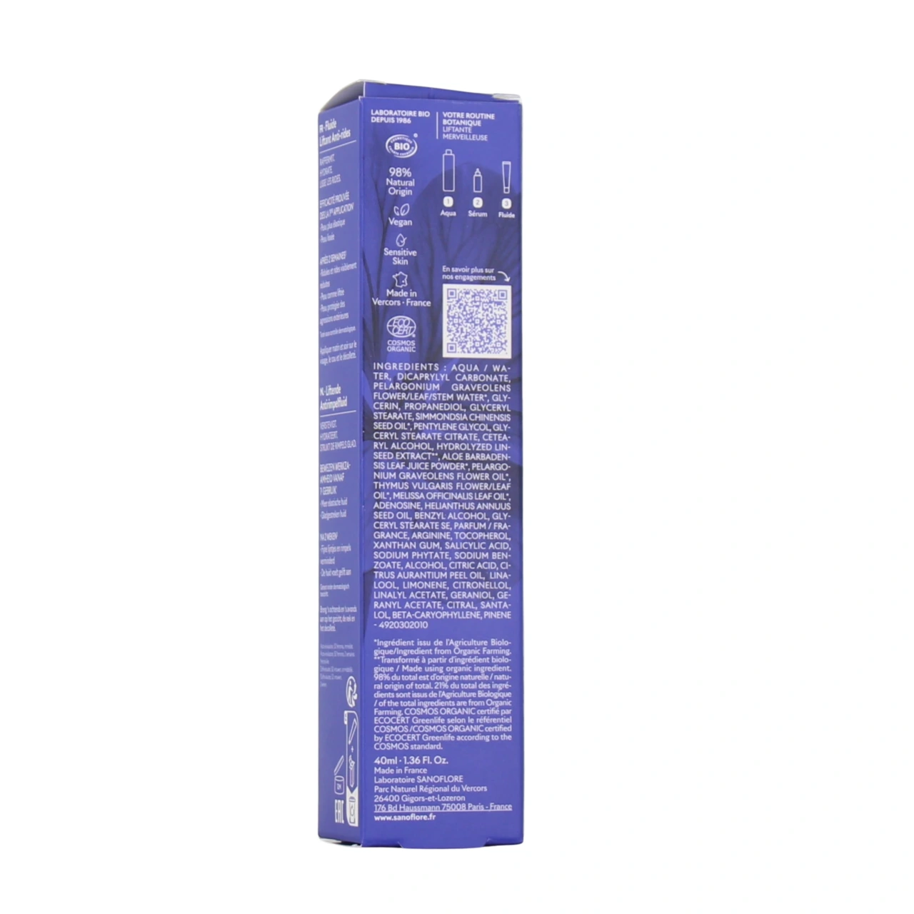 Sanoflore Merveilleuse Fluide Liftant Anti-Rides - Vue 3