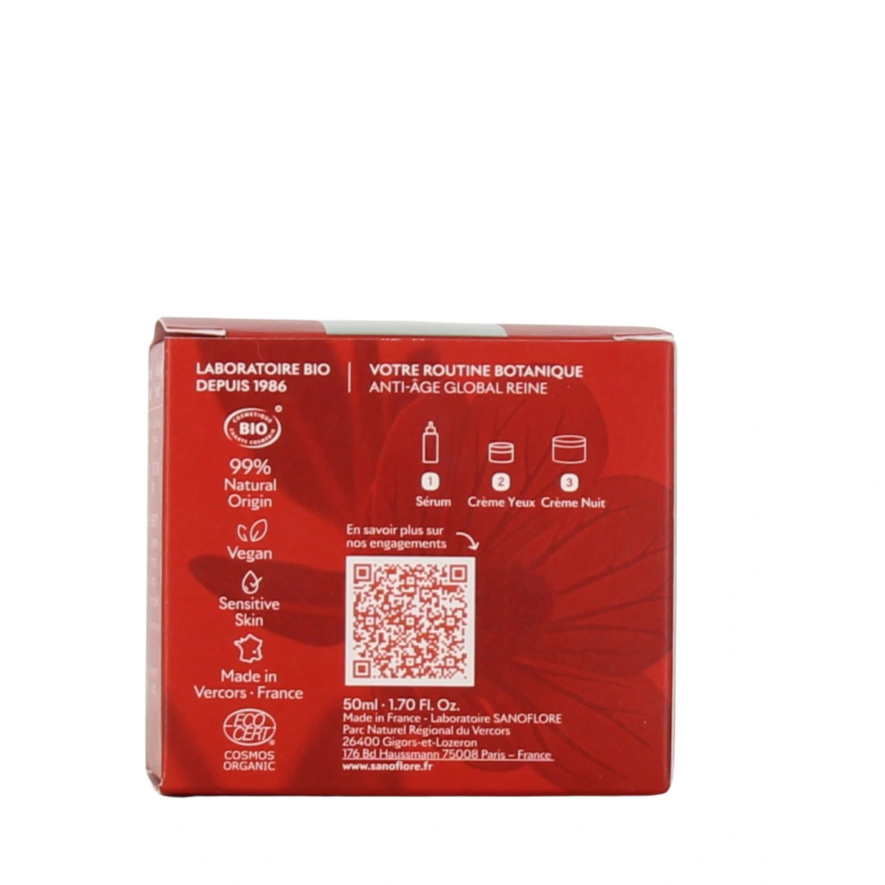 Sanoflore Reine Crème Nuit Anti-Age Global - Vue 3