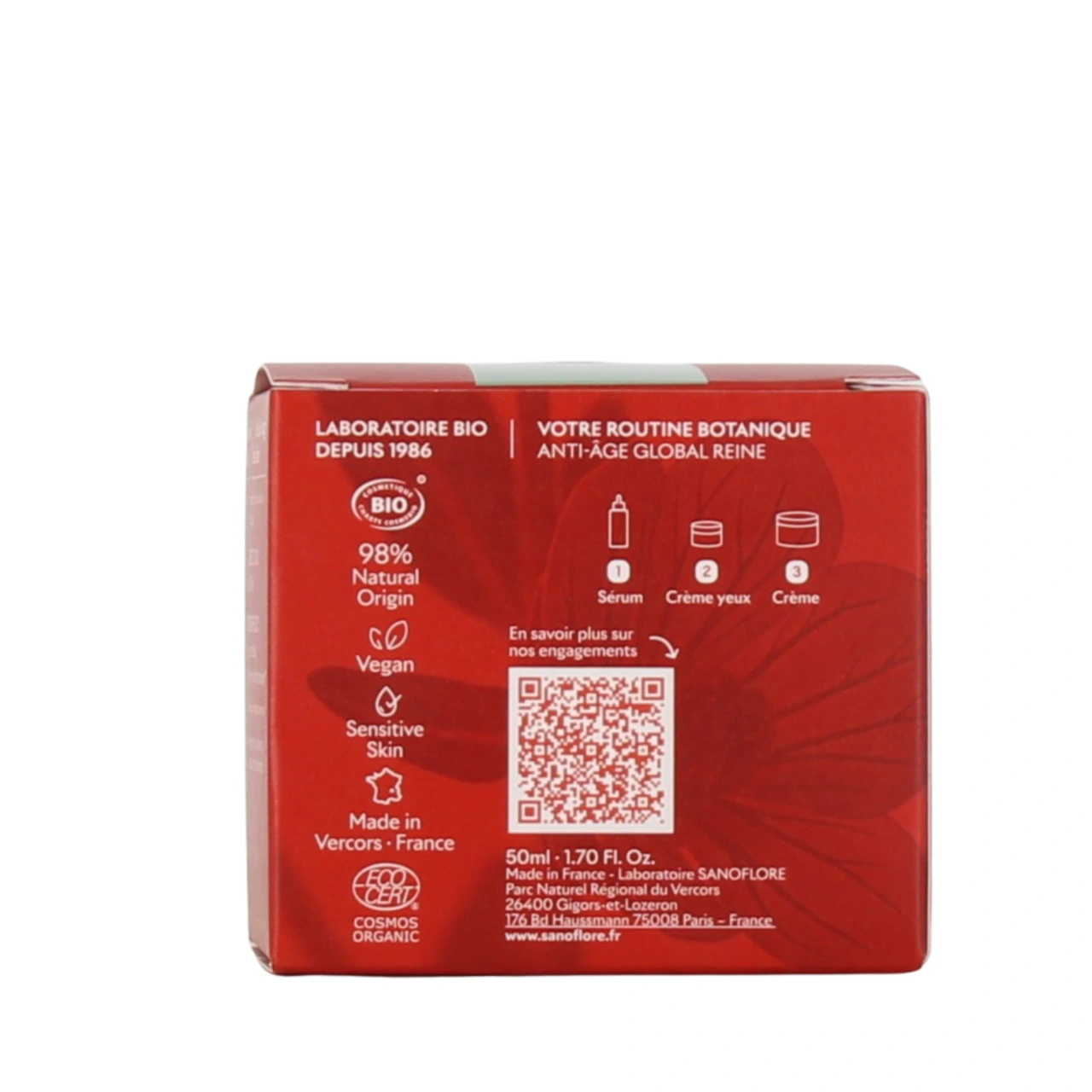 Sanoflore Reine Crème Rose Anti-Age Global - Vue 3