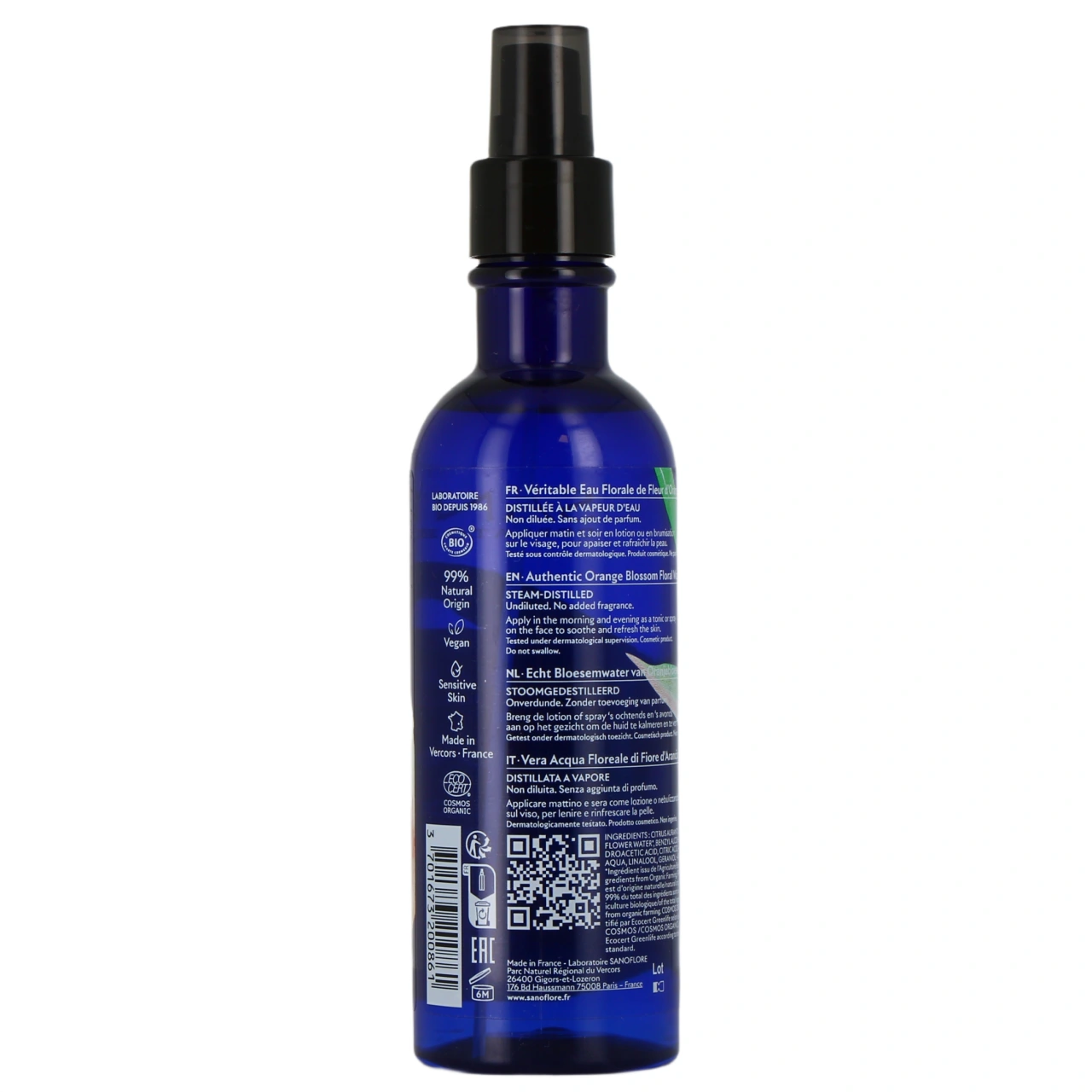 Sanoflore Véritable Eau Florale Fleur d'Oranger Bio - Vue 3