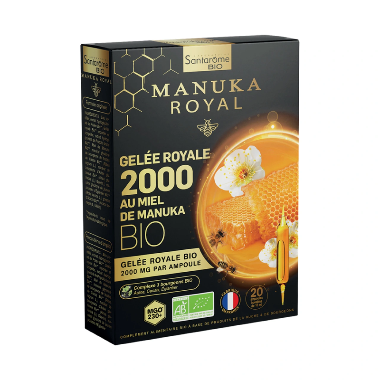 Santarome Gelée Royale 2000 au Miel de Manuka Bio - Santarome Bio