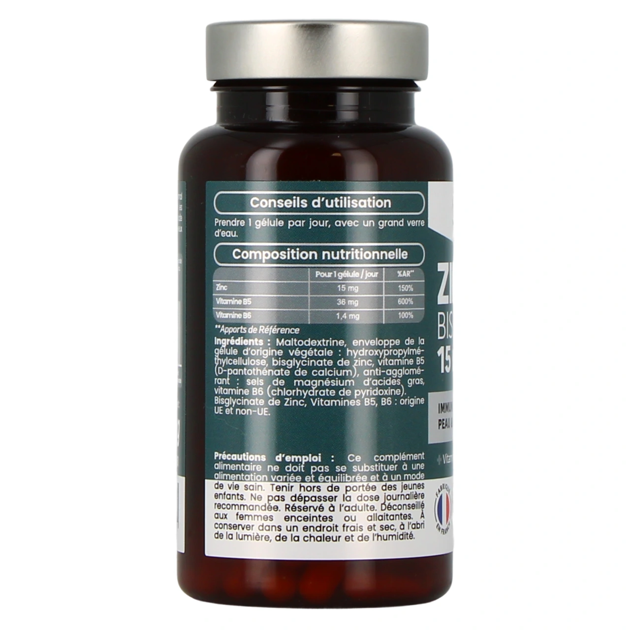 Santarome Zinc Bisglycinate - Vue 3