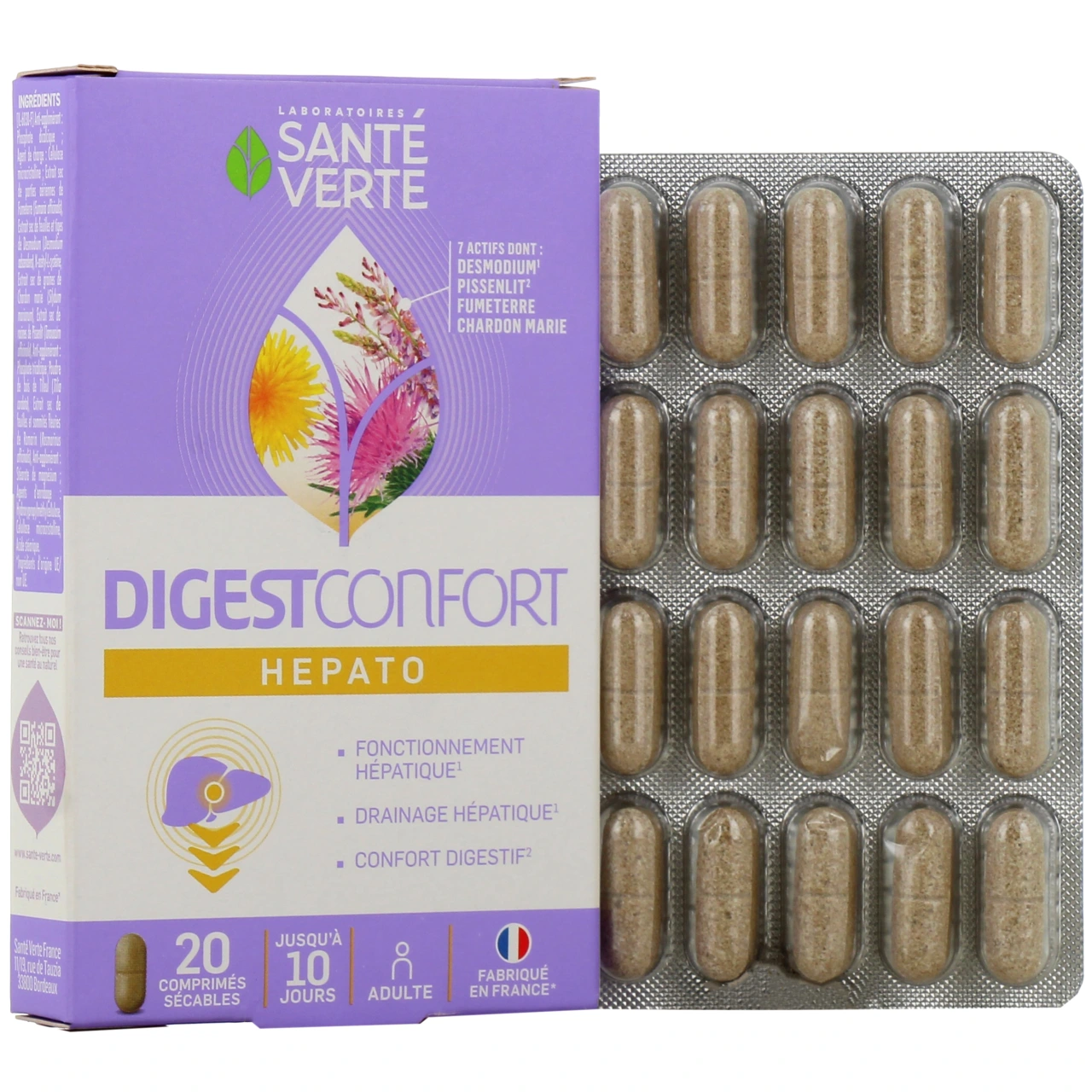 Santé Verte Digestconfort Hepato - Santé Verte