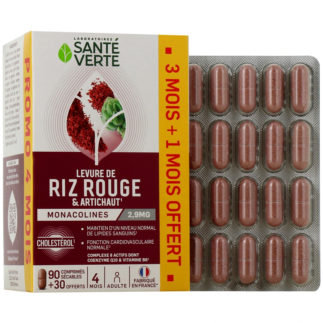 Santé Verte Levure de Riz Rouge - Vue 5