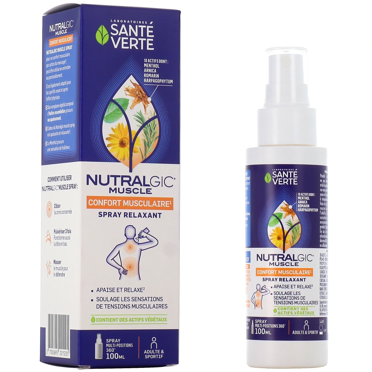 Santé Verte Nutralgic Muscle Spray Relaxant - Santé Verte