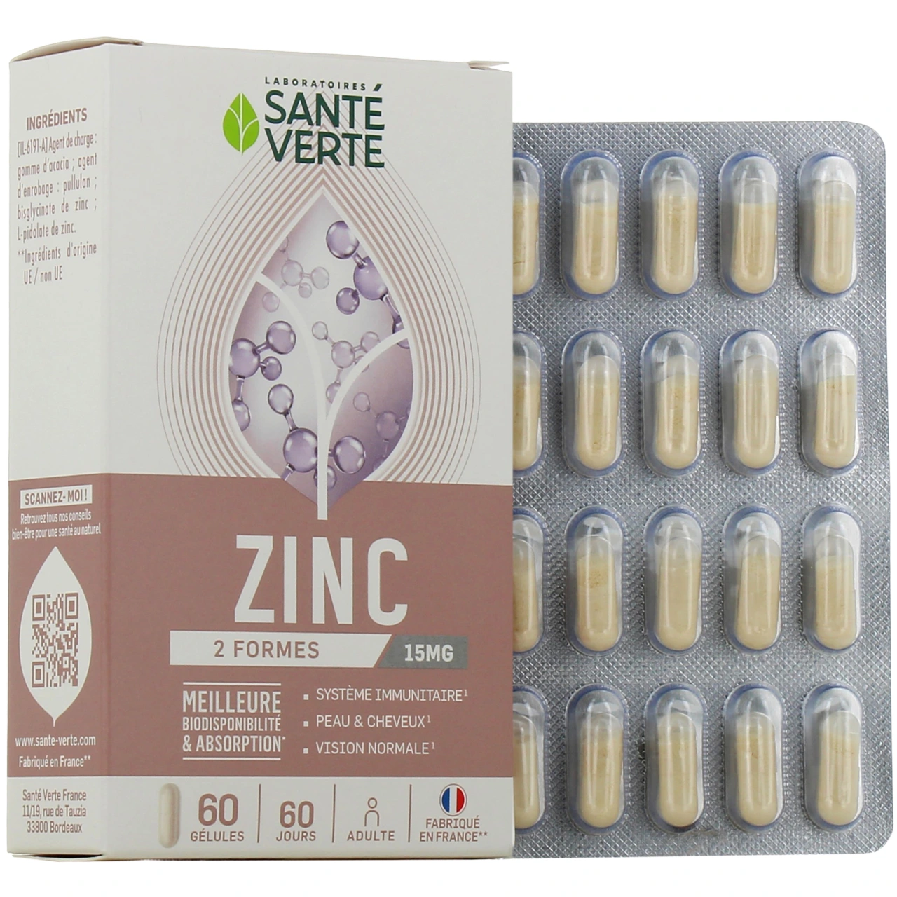 Santé Verte Zinc - Santé Verte