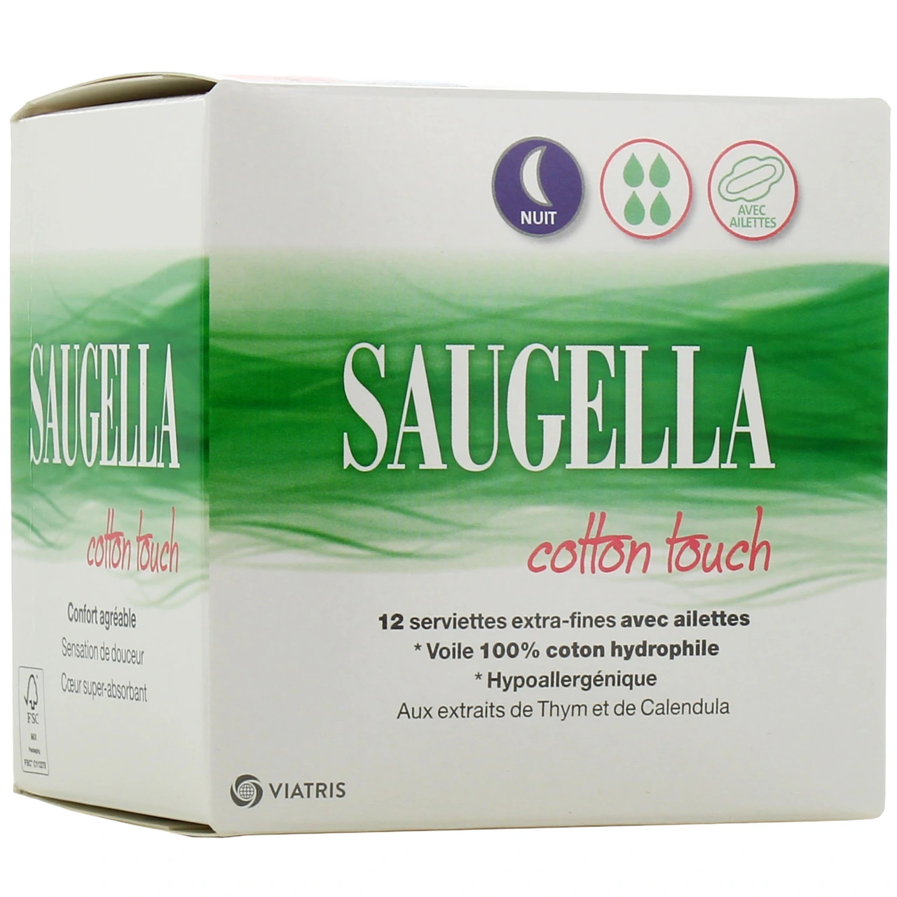 Saugella Cotton Touch Serviettes Extra-Fines - Saugella