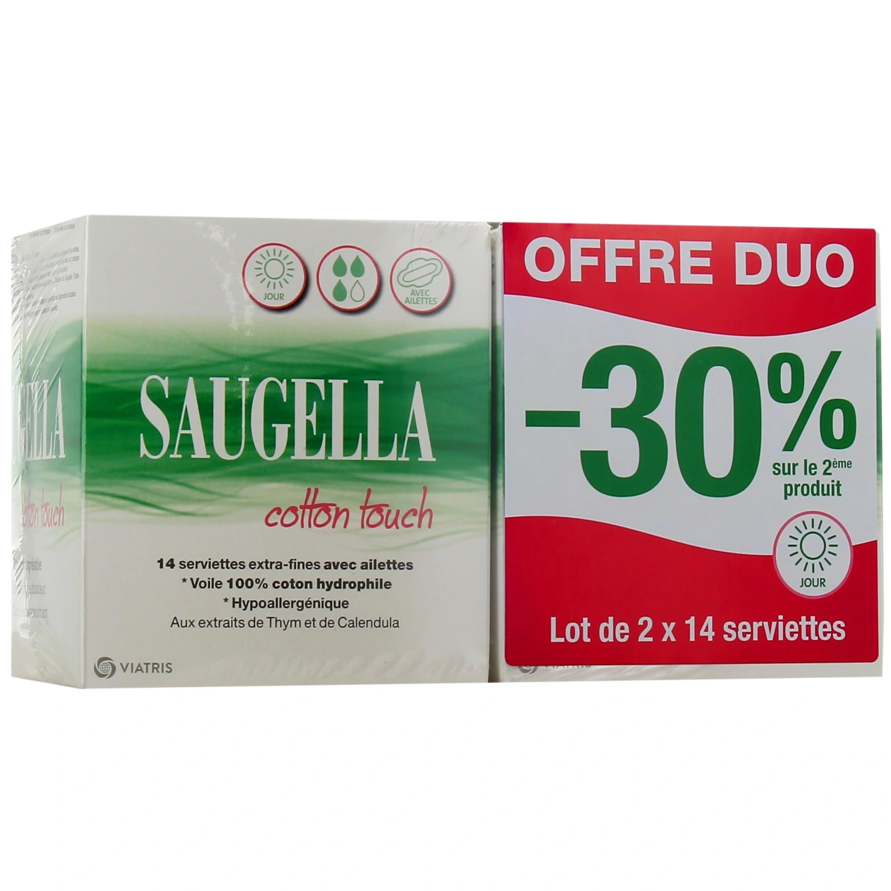 Saugella Cotton Touch Serviettes Extra-Fines - Vue 7