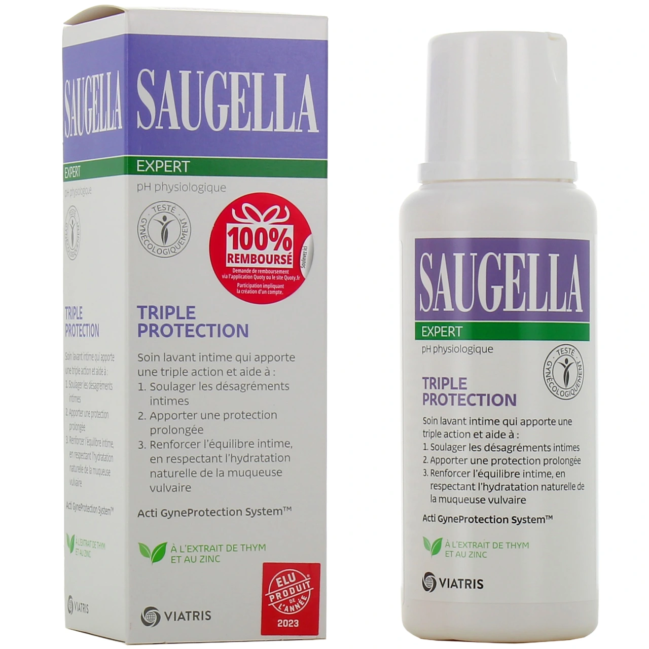 Saugella Expert Soin Lavant Intime Triple Protection - Saugella