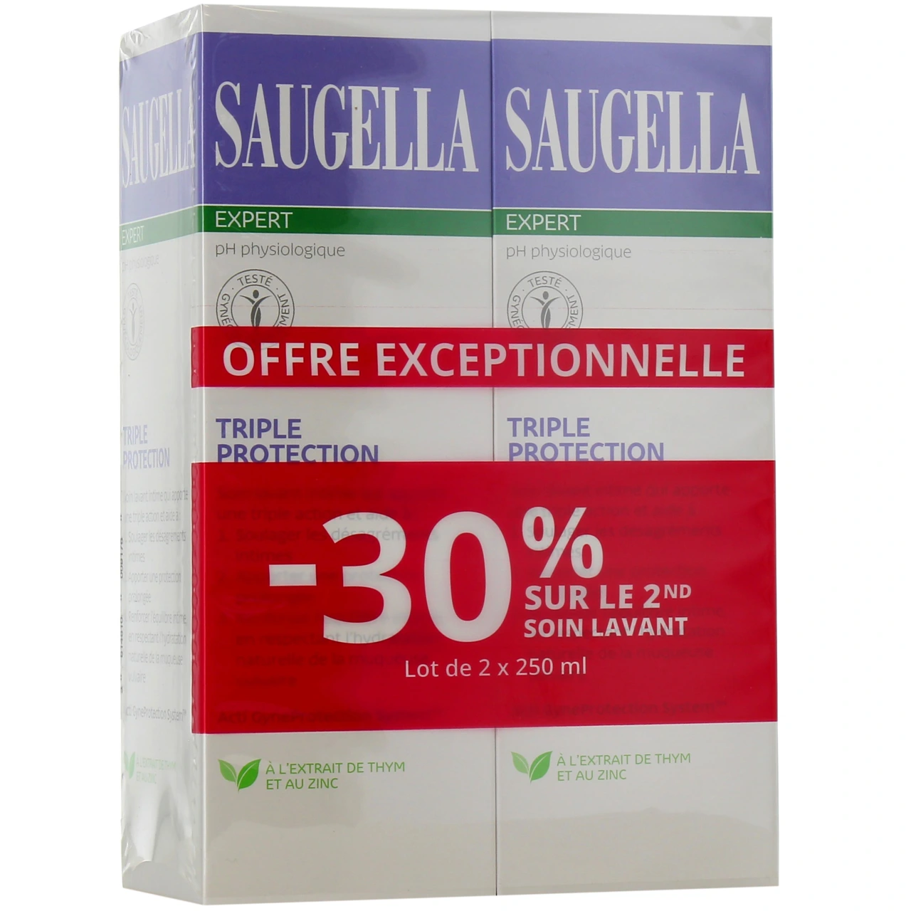 Saugella Expert Soin Lavant Intime Triple Protection - Vue 4