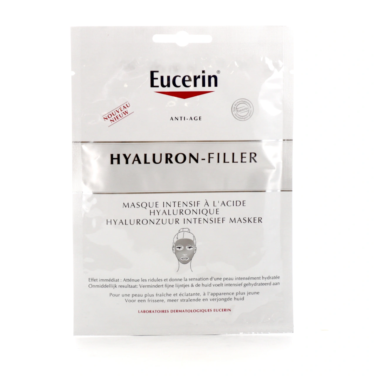 Eucerin Hyaluron-Filler Masque Intensif à l'Acide Hyaluronique - Hyaluron-Filler