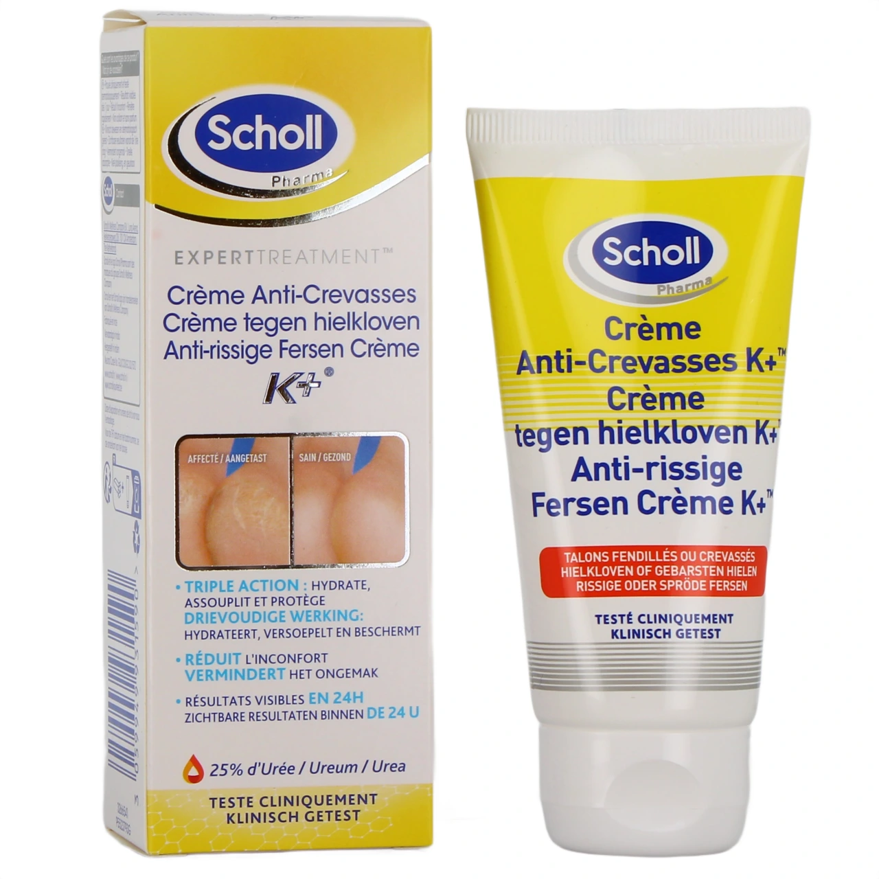 Scholl Active Repair K+ Crème Reconstituante - Scholl