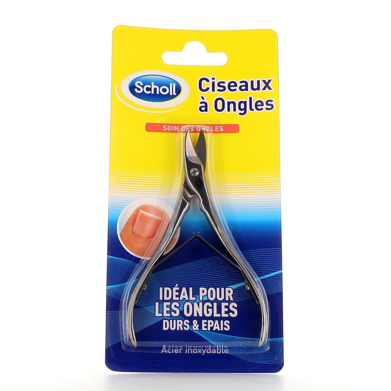Scholl Ciseaux pour Ongles Durs et épais - Scholl