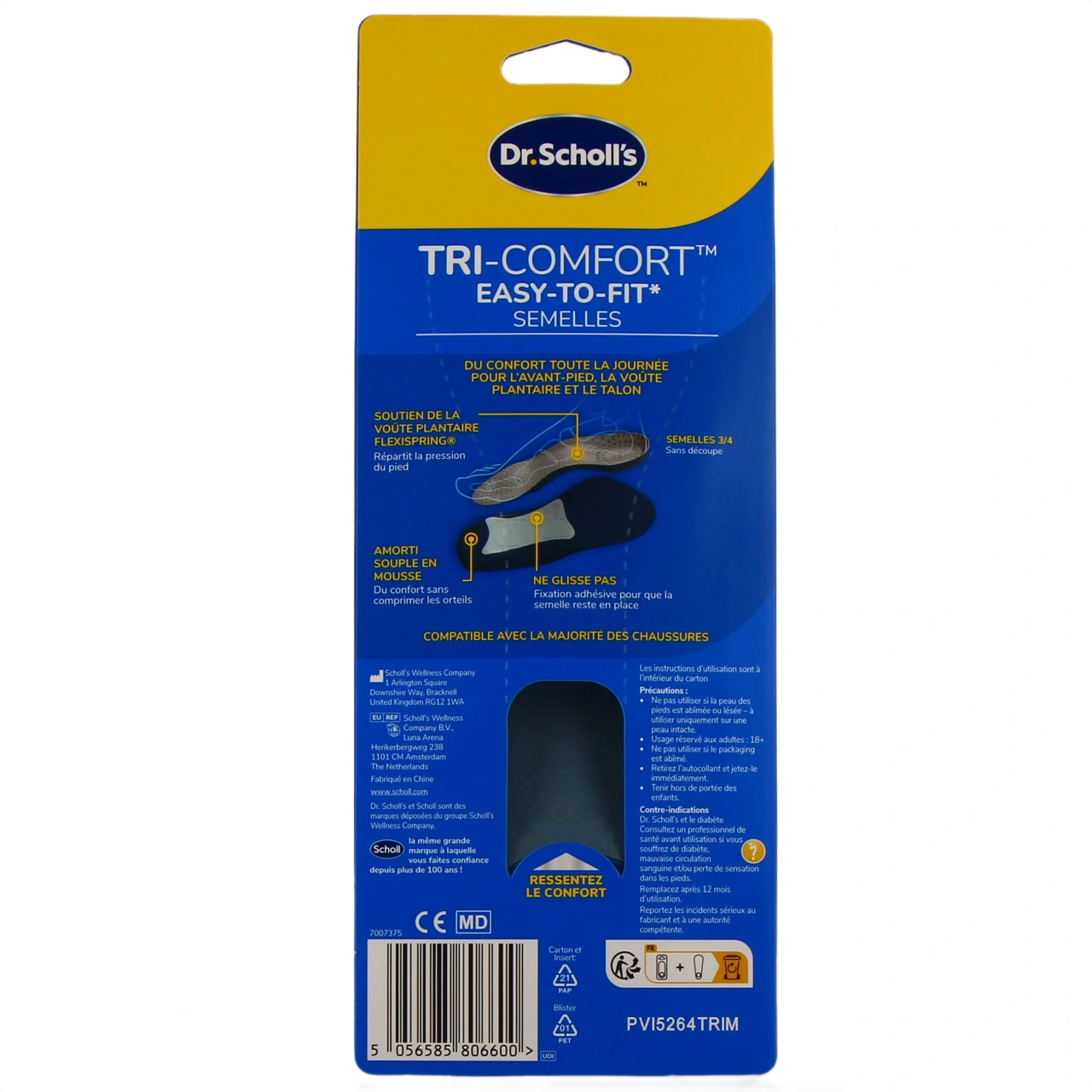 Scholl Semelles Tri-Comfort - Vue 4
