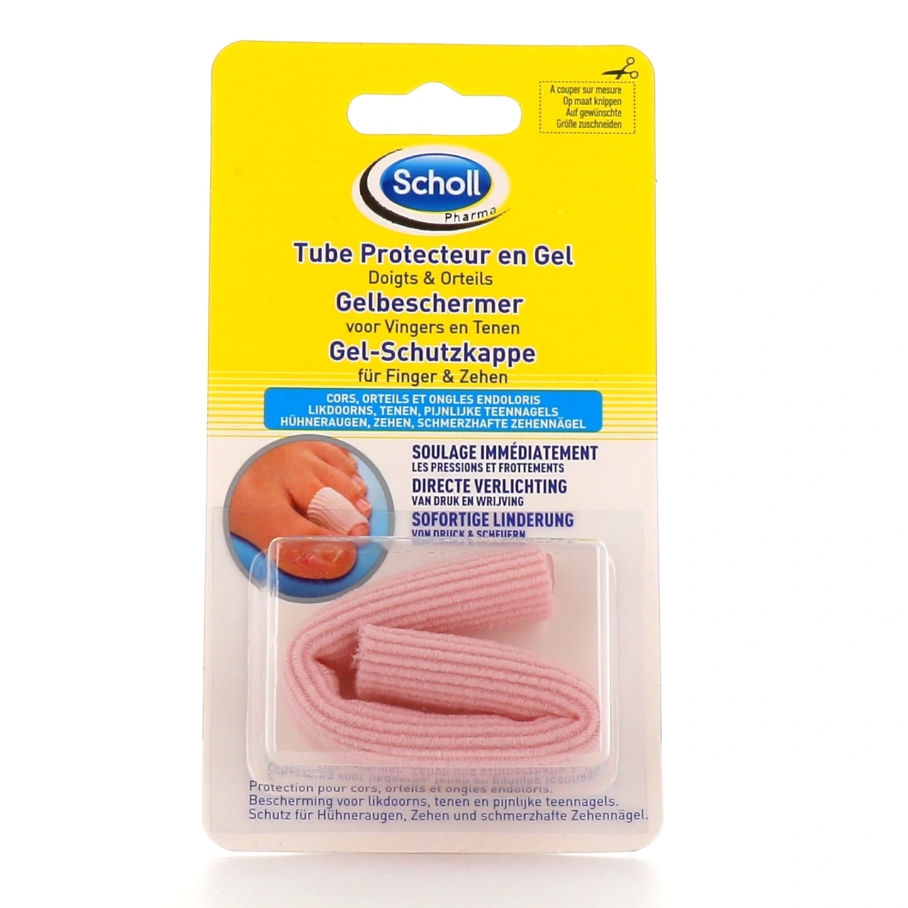 Scholl Tube Protecteur en Gel Doigts et Orteils - Scholl