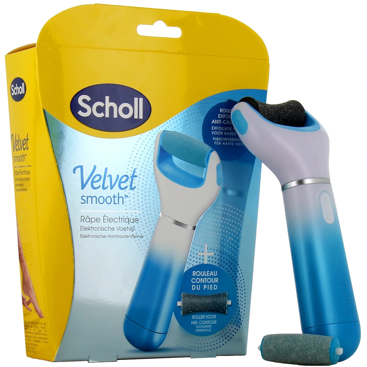 Scholl Velvet Smooth Râpe électrique exfoliante - Scholl