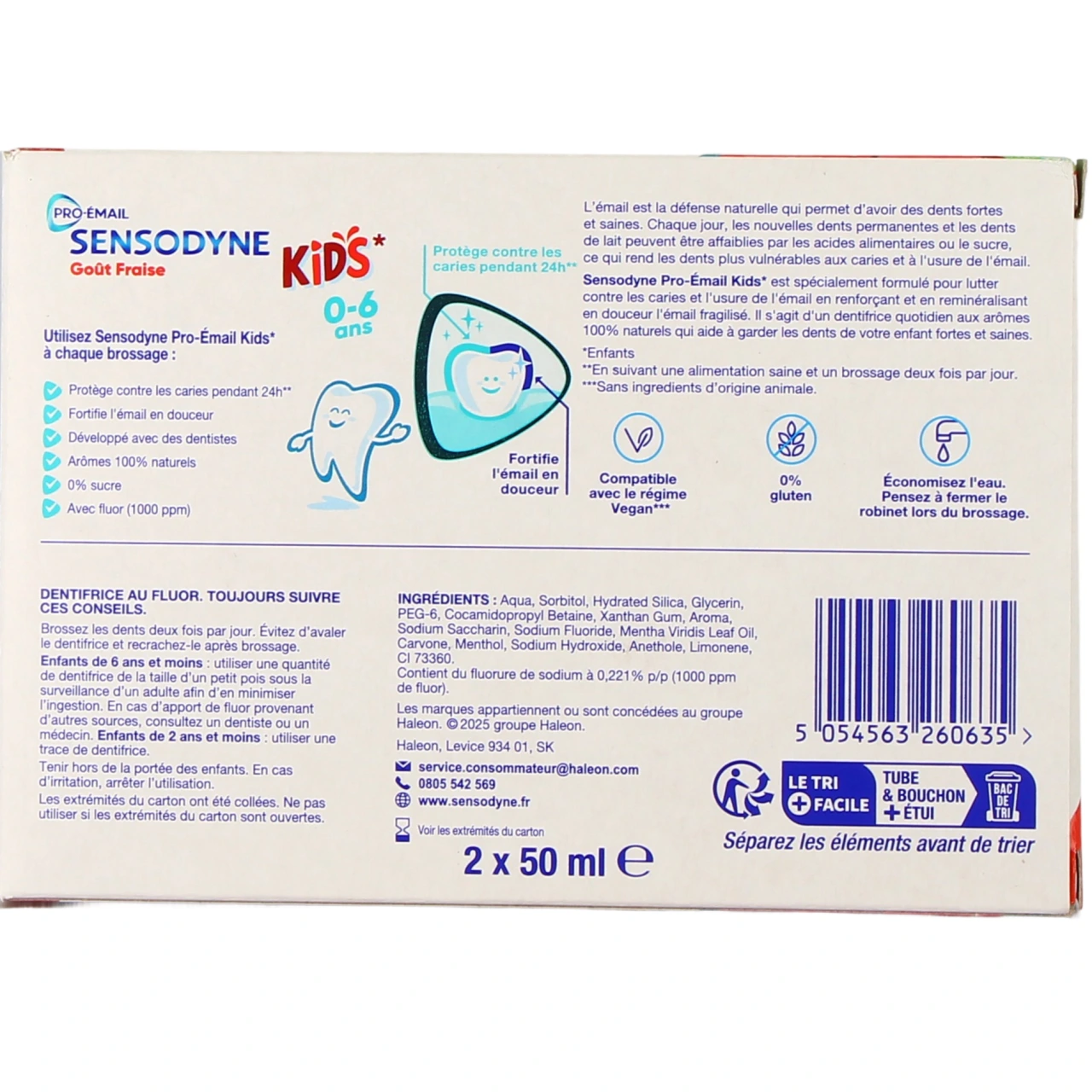 Sensodyne Pro-Email Dentifrice Enfant 2-6 ans - Vue 4