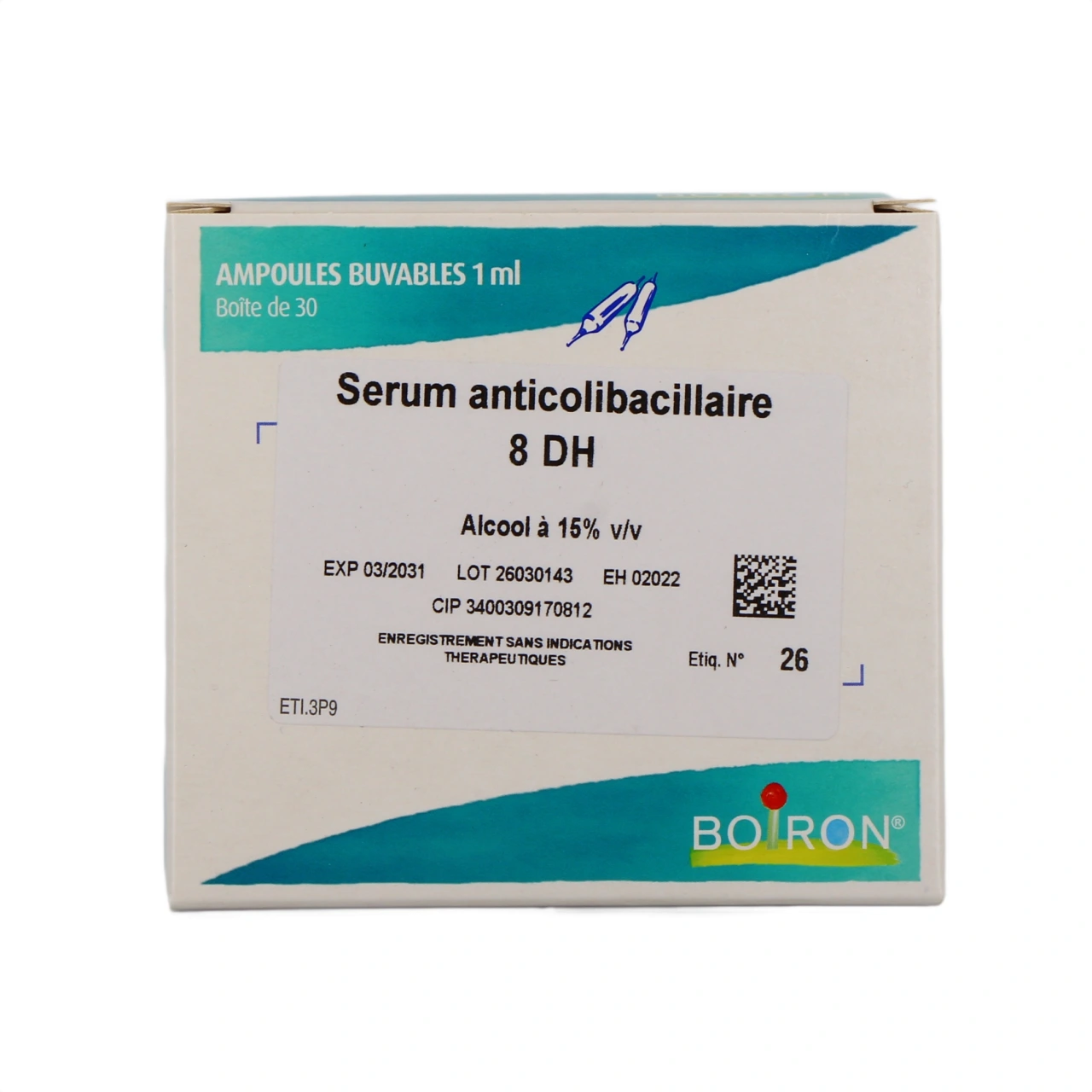 Serum Anticolibacillaire 8DH - Vue 2