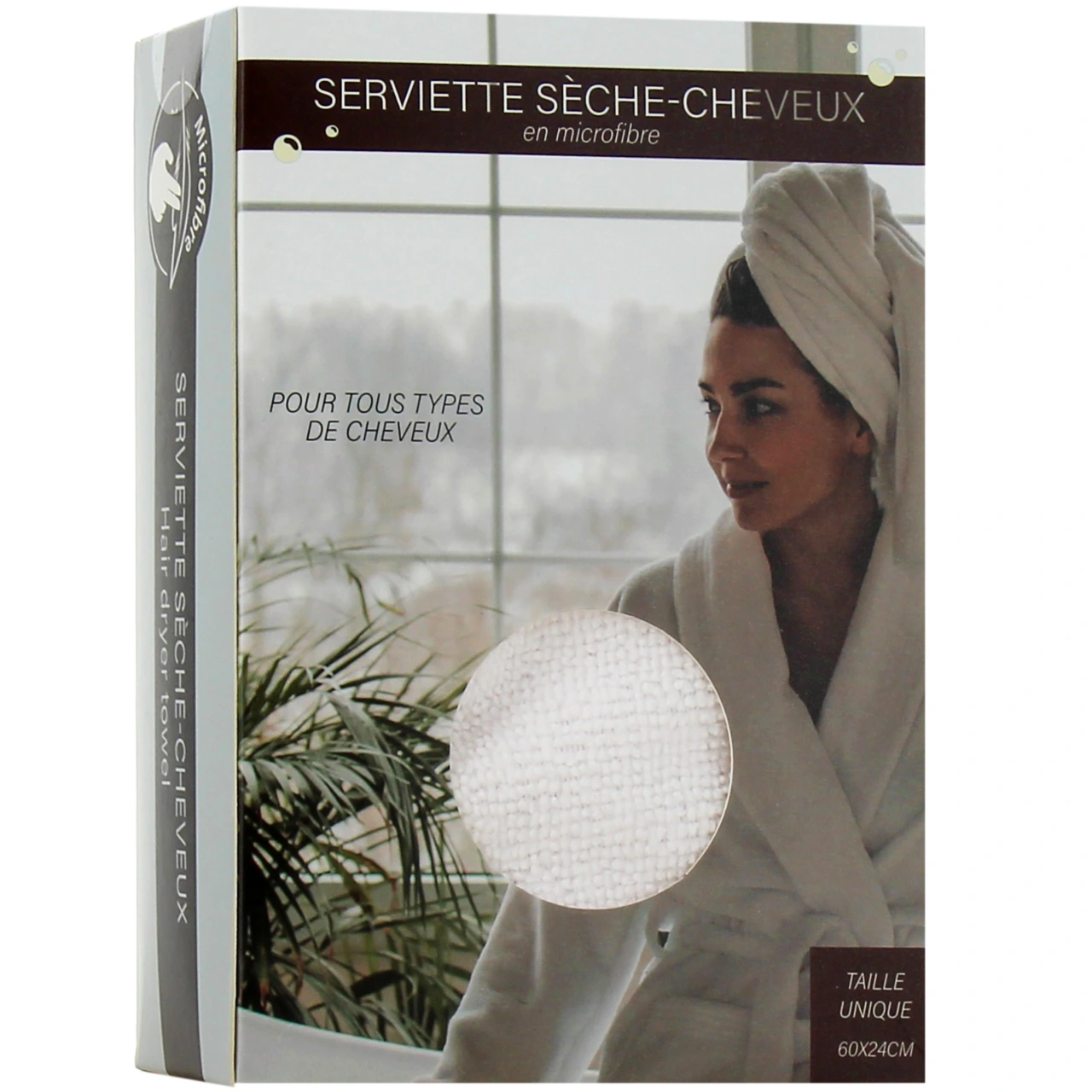 Serviette Sèche-Cheveux Microfibre - Estipharm