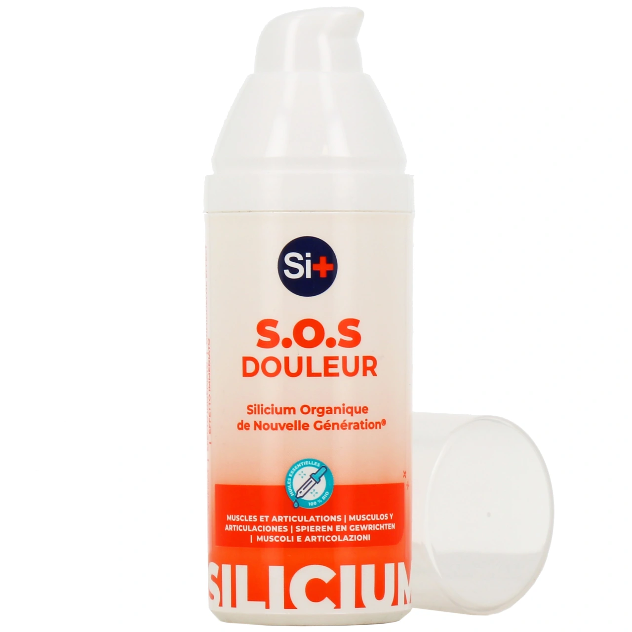 Si+ SOS Douleur Gel Corporel au Silicium Organique - Soles Mundi
