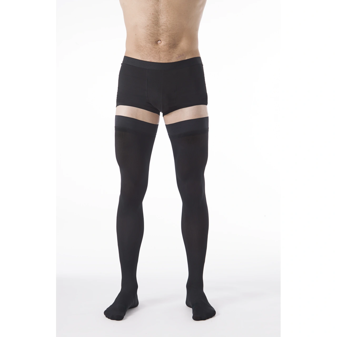 Sigvaris Dynaven Homme Fin Bas Auto-fixants Classe 2 - Vue 2