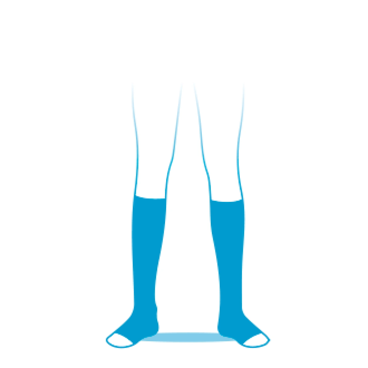 Sigvaris Dynaven Homme Fin Chaussettes Pied Ouvert Classe 2 - Vue 2