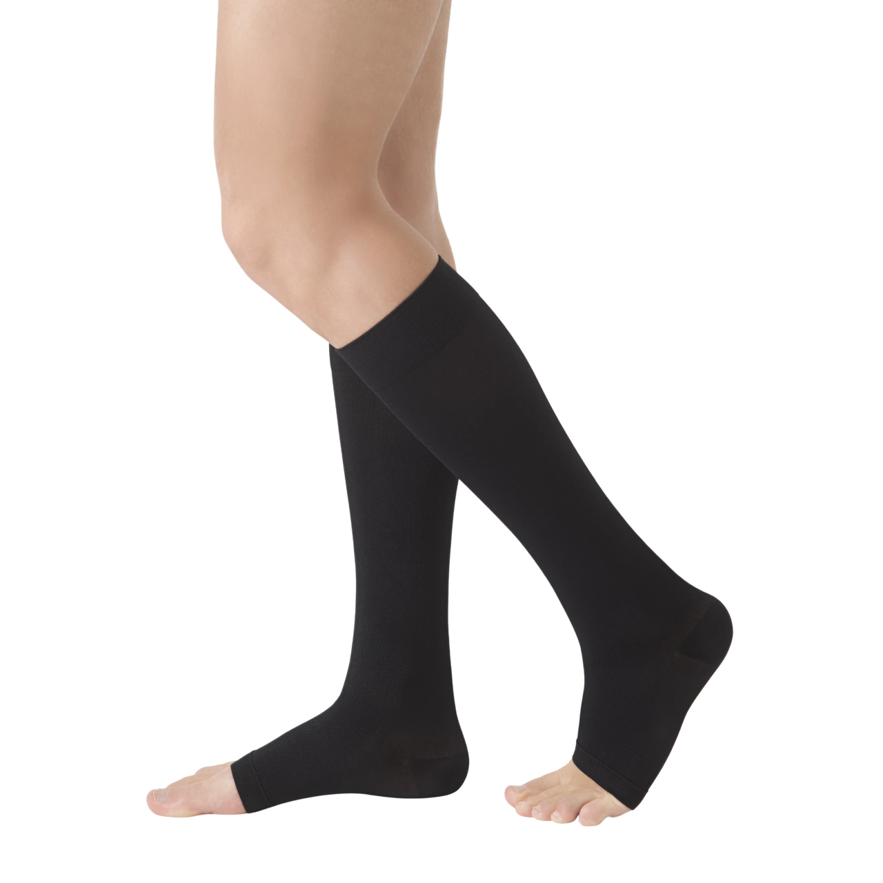 Sigvaris Dynaven Homme Fin Chaussettes Pied Ouvert Classe 2 - Sigvaris