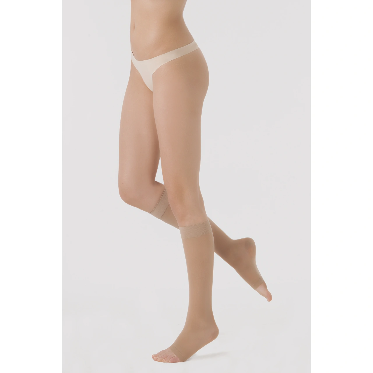 Sigvaris Dynaven Chaussettes Transparent Pieds Ouverts Classe 2 - Sigvaris