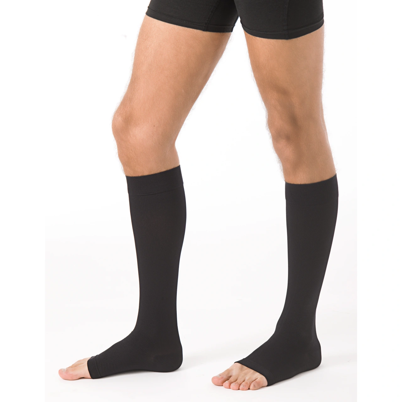 Sigvaris Men Essentiel Microfibre Urban Chaussettes Pied Ouvert Classe 2 - Sigvaris