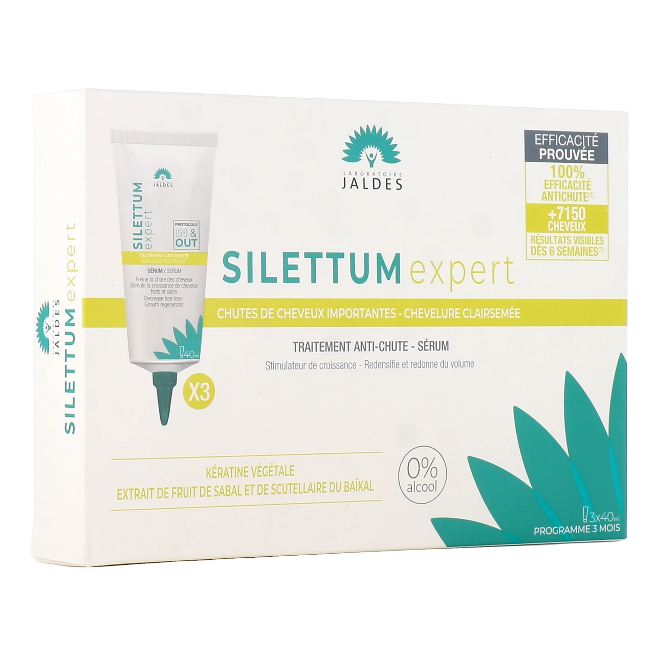 Silettum Expert Sérum Traitement Anti-Chute - Jaldes