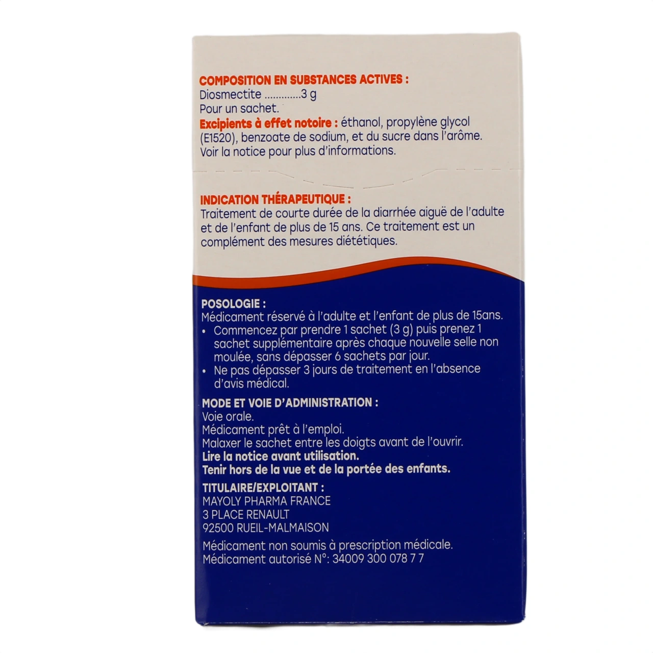 Smectalia 3g en sachet - Vue 3