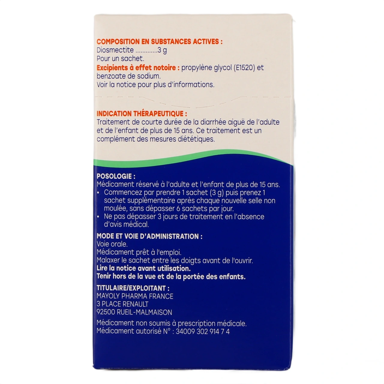 Smectalia 3g en sachet - Vue 6