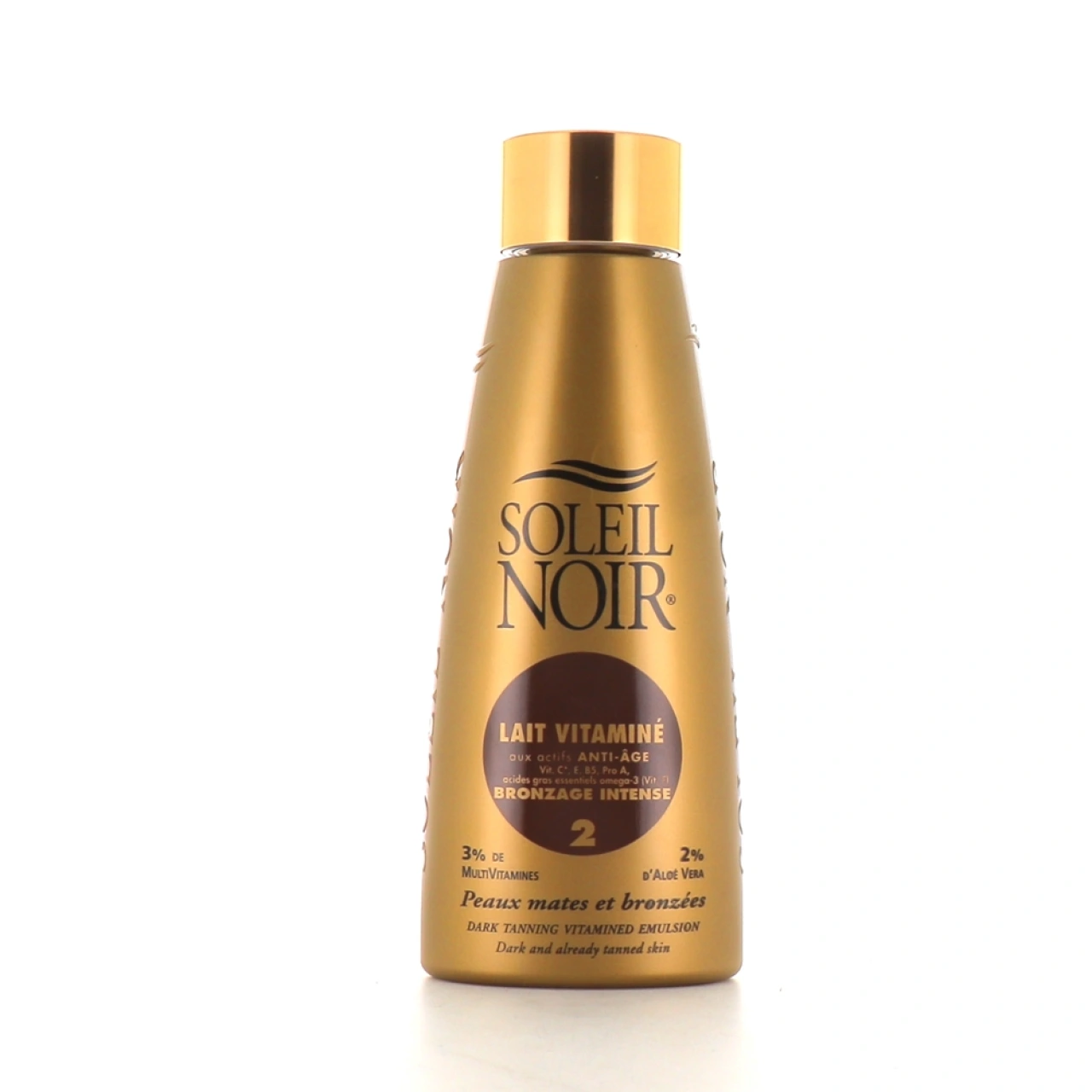 Soleil Noir Lait Vitaminé Bronzage Intense - Soleil Noir