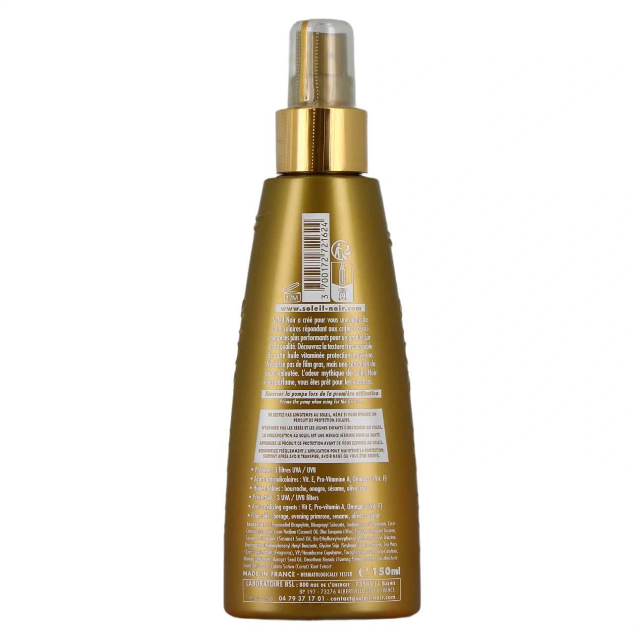 Soleil Noir Spray Huile Sèche - Vue 6