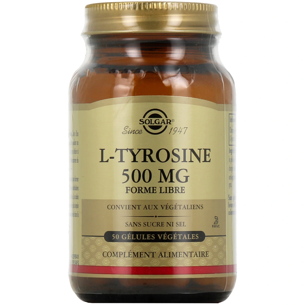 Solgar L-Tyrosine 500mg - Solgar