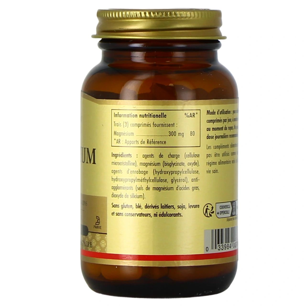Solgar Magnésium Bisglycinate - Vue 3