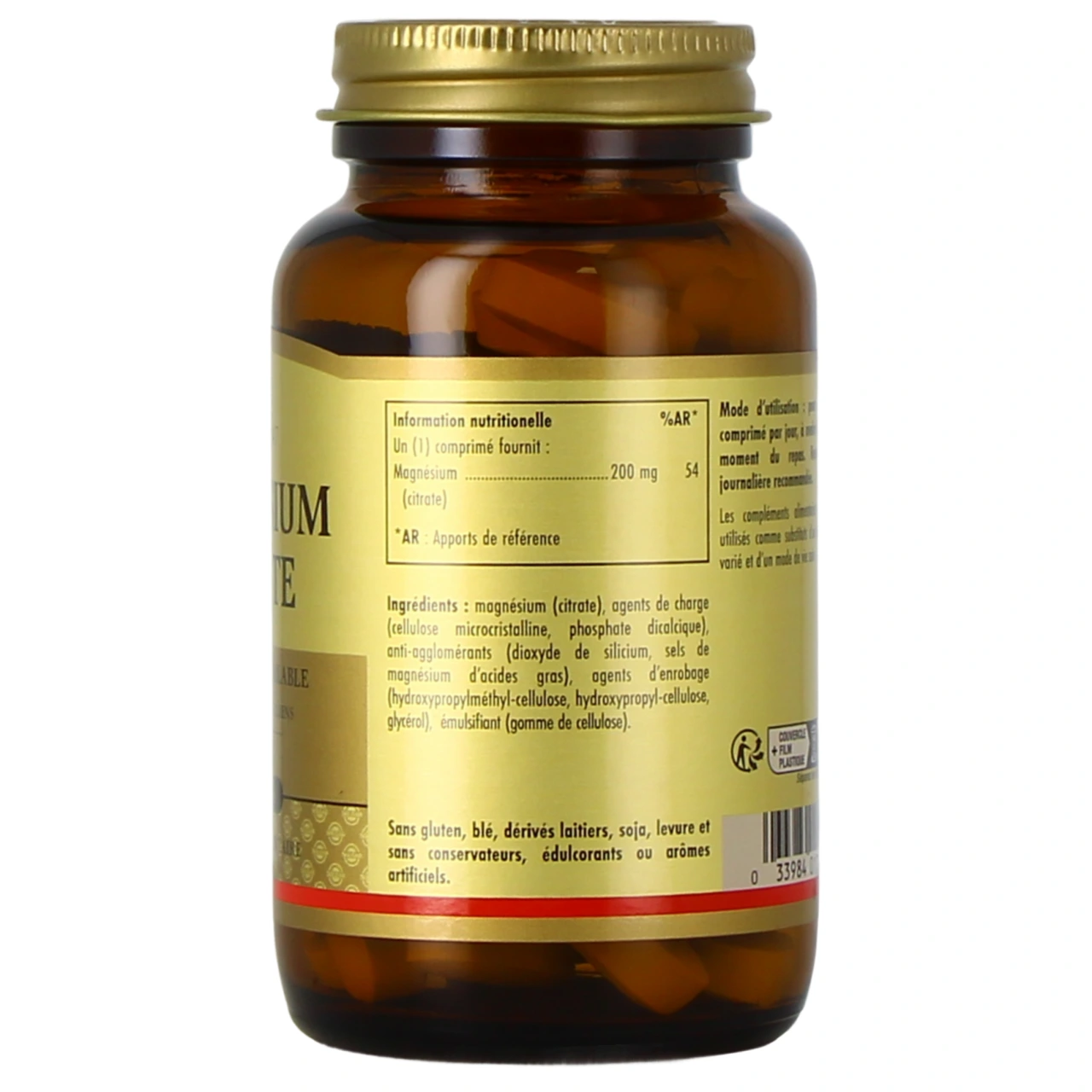 Solgar Magnesium Citrate - Vue 3