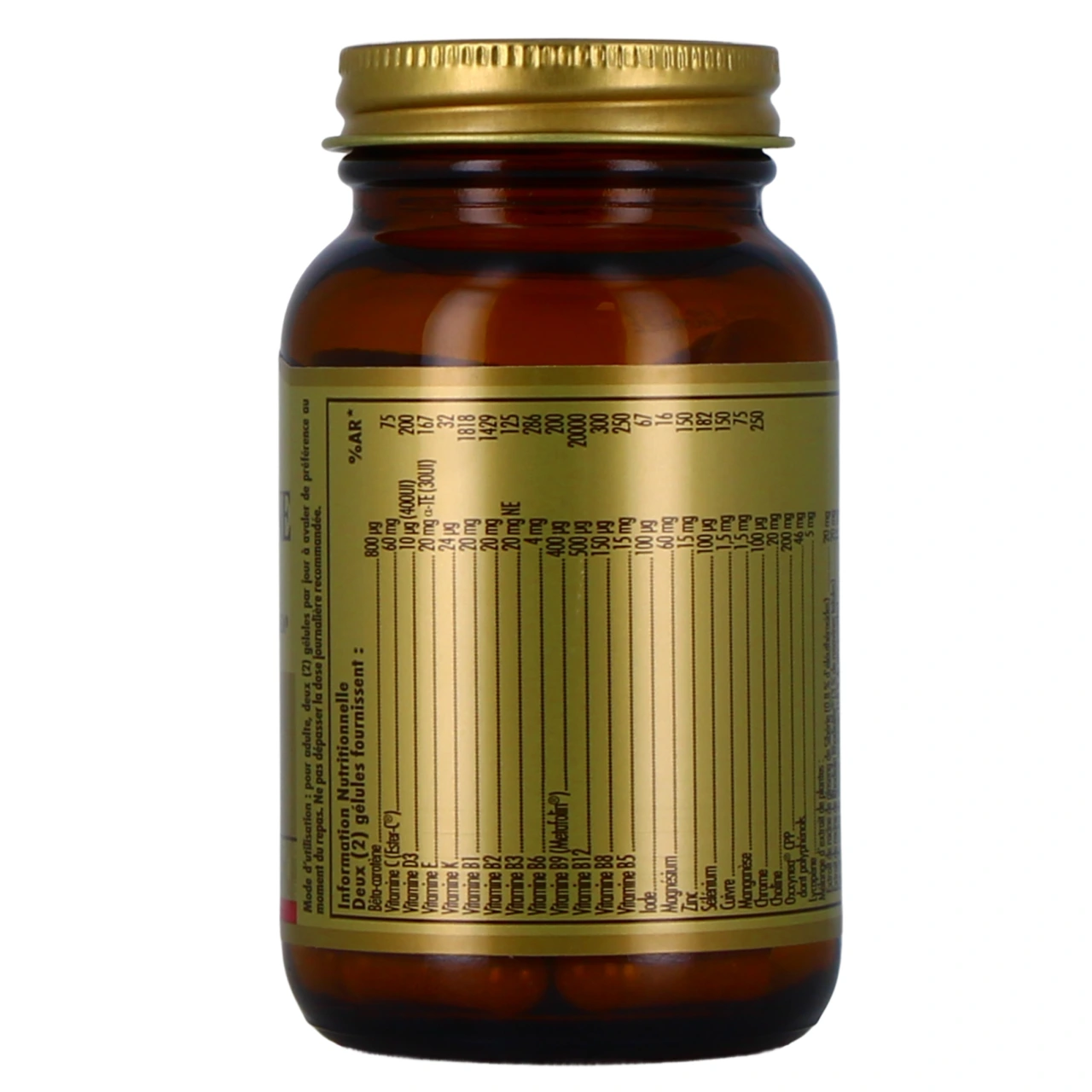 Solgar Multivitamine Homme - Vue 3