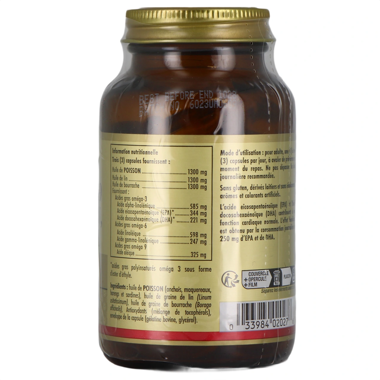 Solgar Omega 3-6-9 - Vue 3