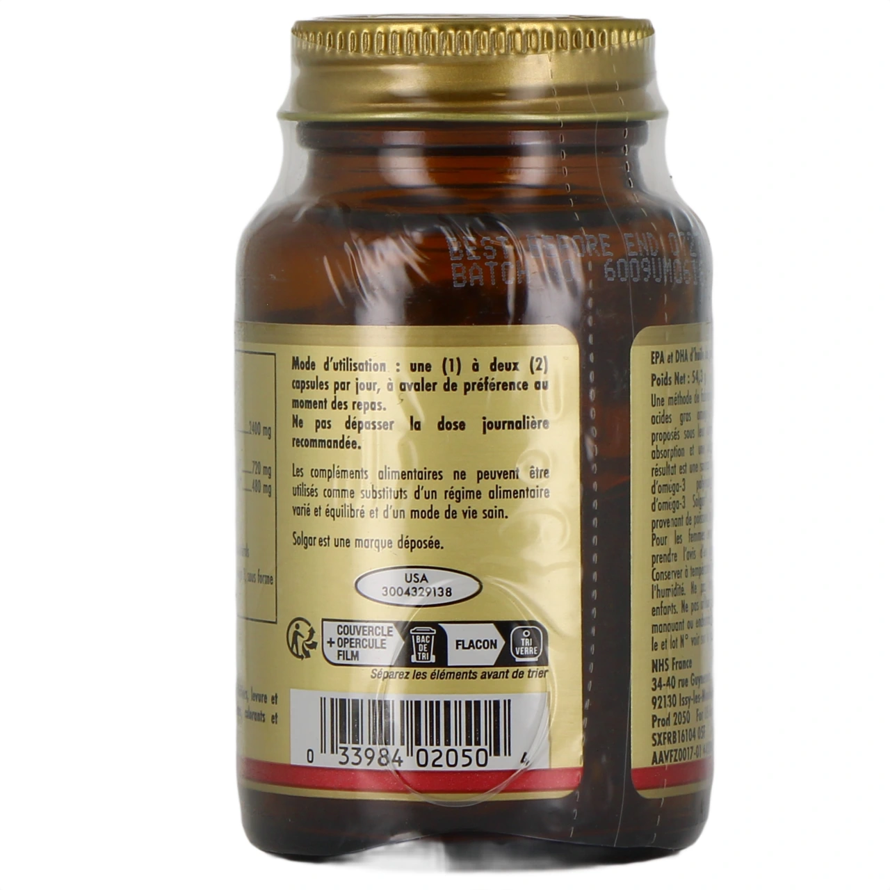 Solgar Omega-3 - Vue 2