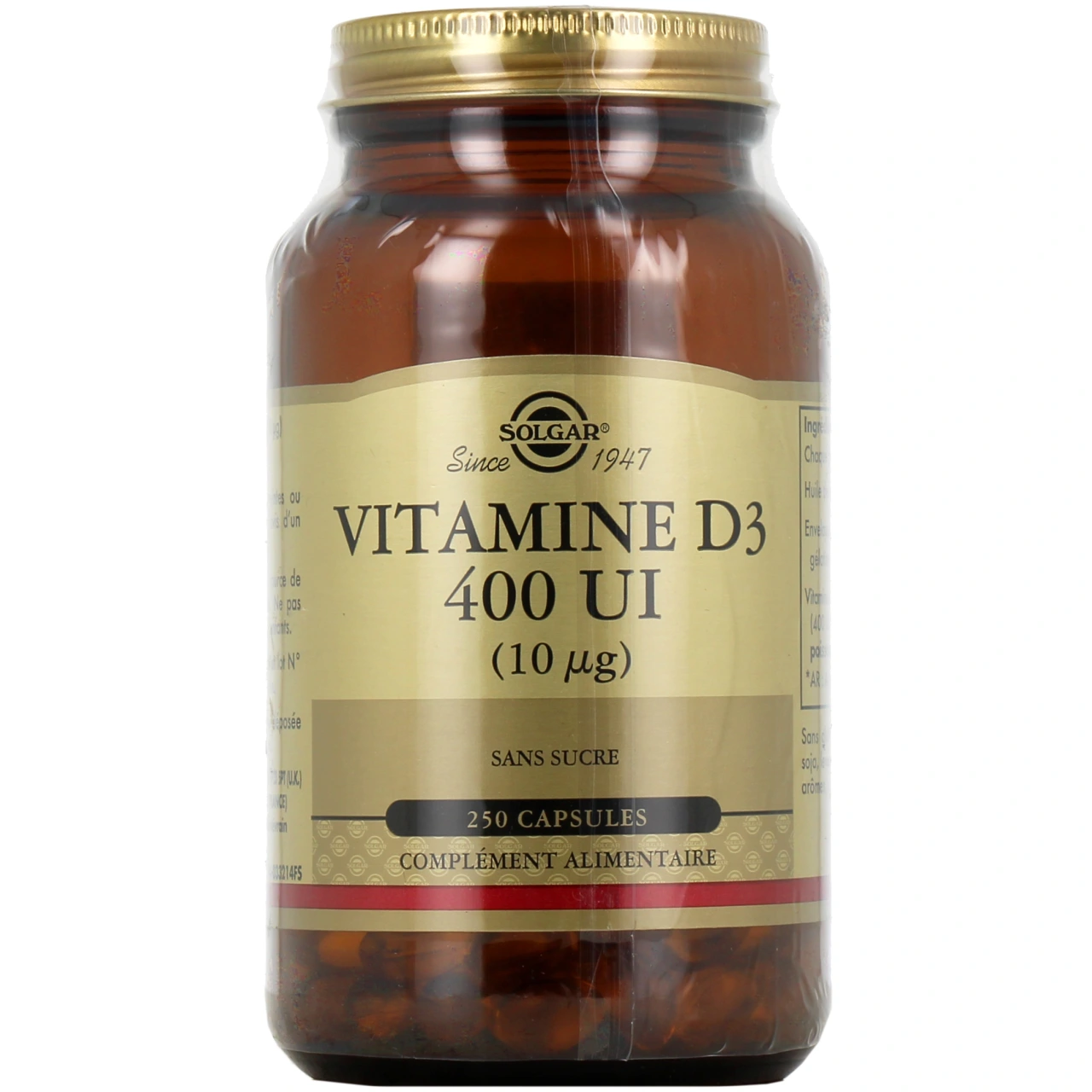 Solgar Vitamine D3 - Vue 4