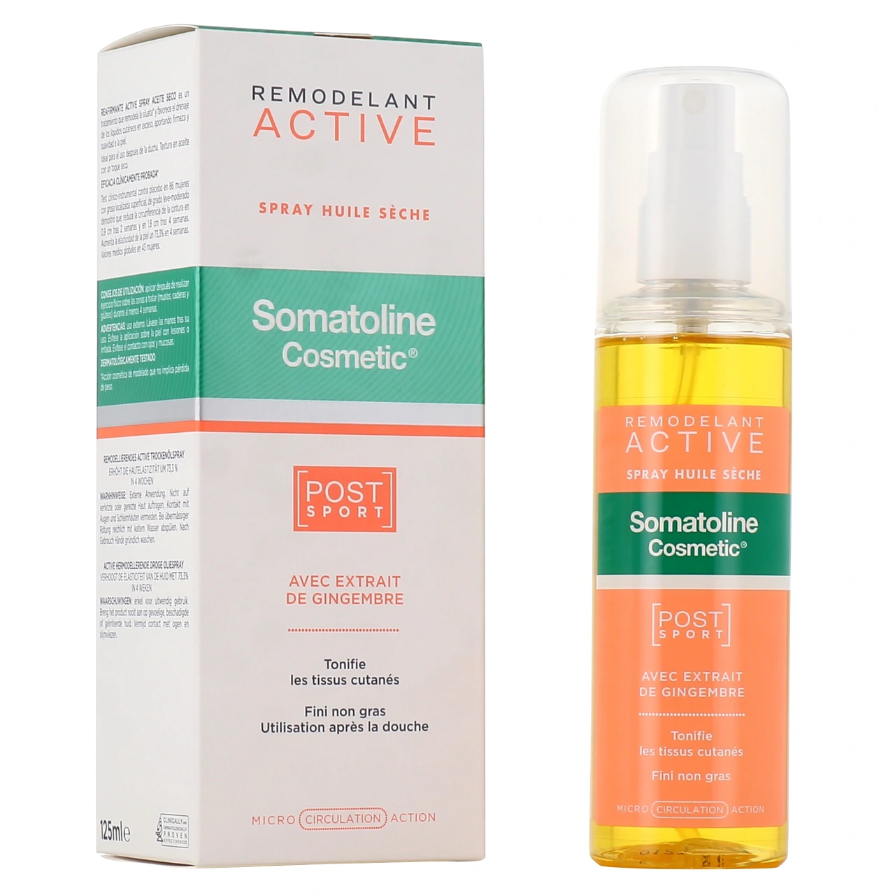 Somatoline Cosmetic Remodelant Active Spray Huile Sèche - Somatoline Cosmetic