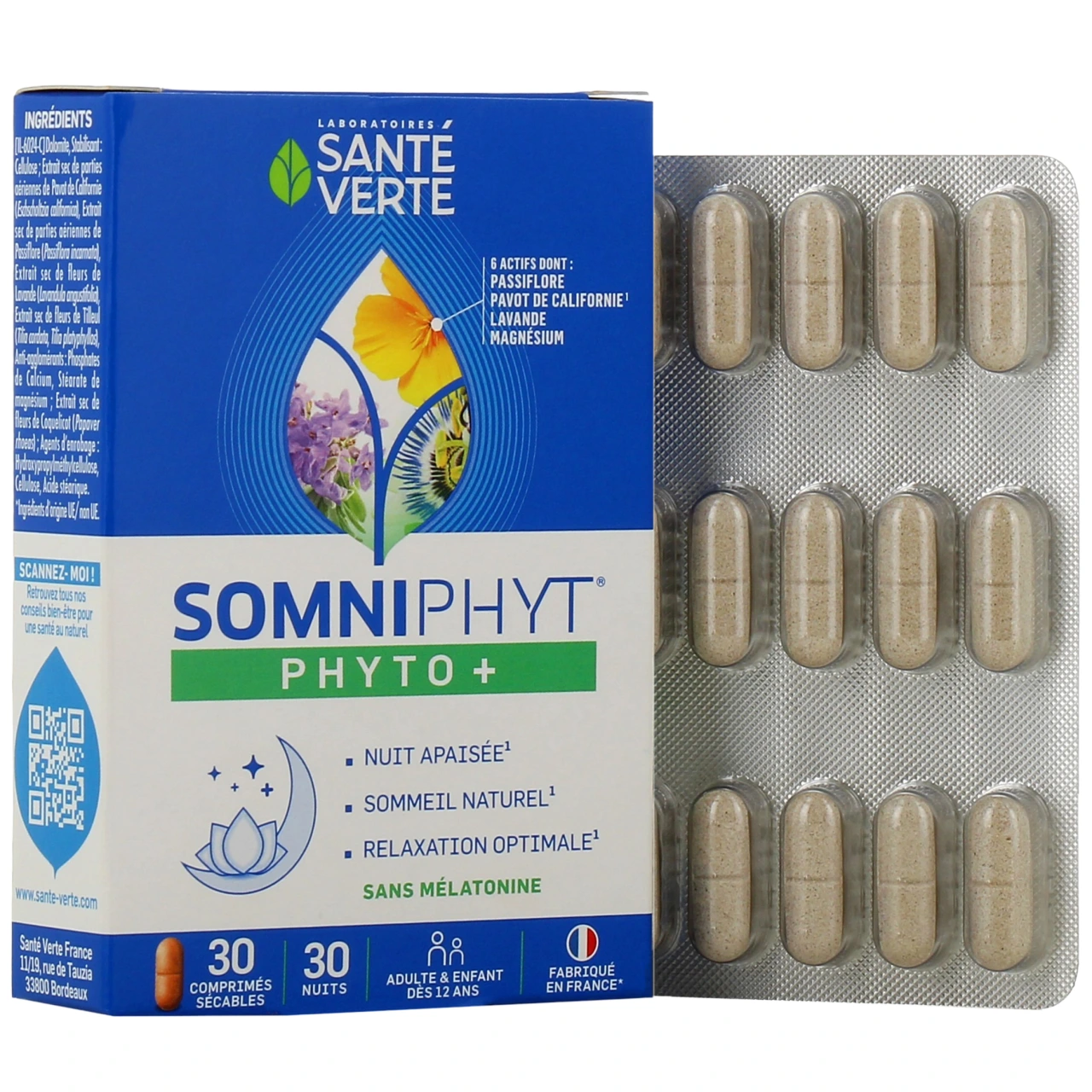 Somniphyt Phyto+ Nuit Apaisée - Santé Verte